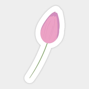 Pink Tulip Sticker